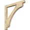 Ekena Millwork Legacy Block Rough Sawn Bracket, Douglas Fir, 4"W x 46"D x 46"H BKT04X46X46LEC05RDF - alternate 1